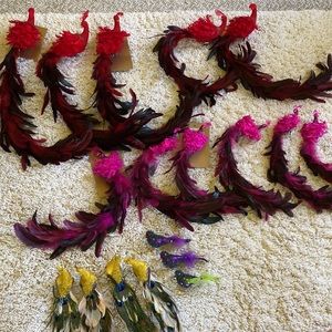 Pier 1 Christmas clip ornaments - birds